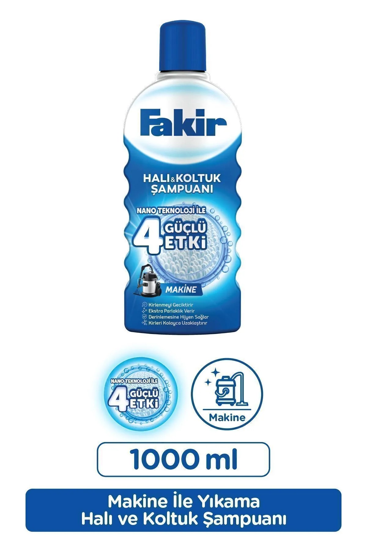 Fakir Makine Nano Teknolojili Halı ve Koltuk Şampuanı 1 lt