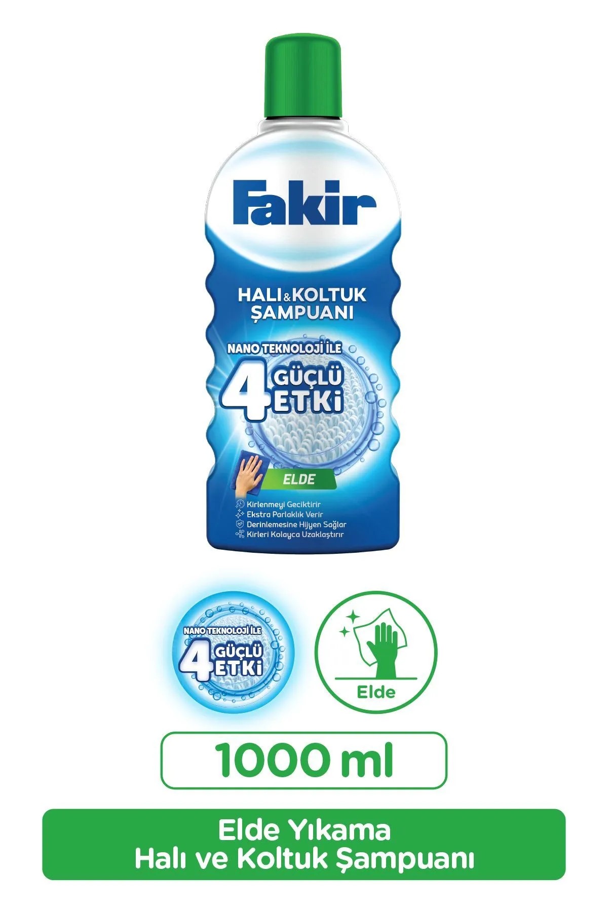 Fakir Elde Nano Teknolojili Halı ve Koltuk Şampuanı 1 lt