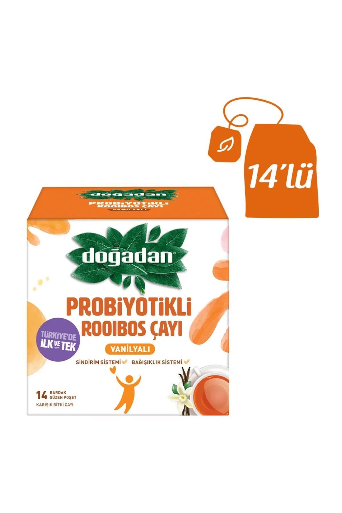 Doğadan Probiyotikli Rooibos Çay 14'lü 26,6 G