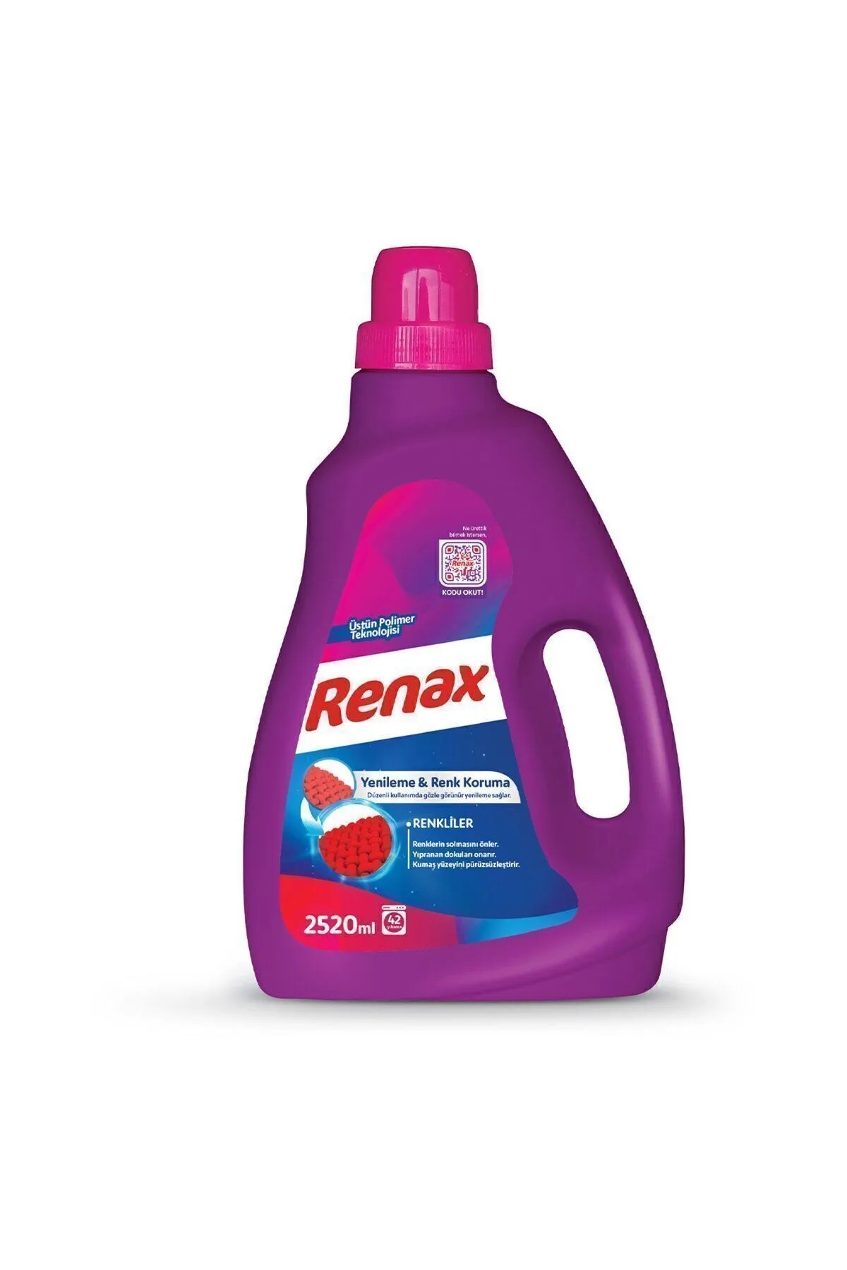 RENAX Sıvı Çamaşır Deterjanı Renkliler 2520 ml