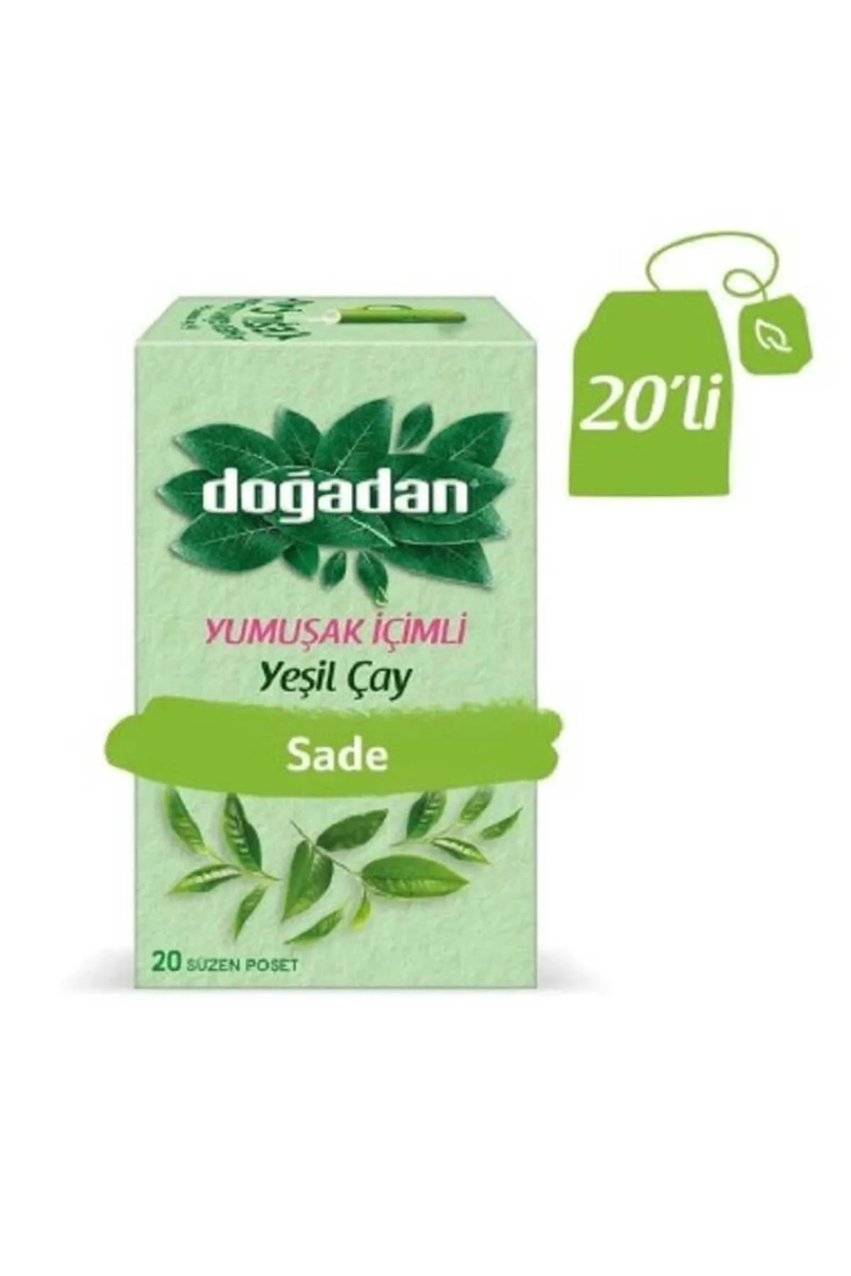 Doğadan Yeşil Çay Sade 20'li