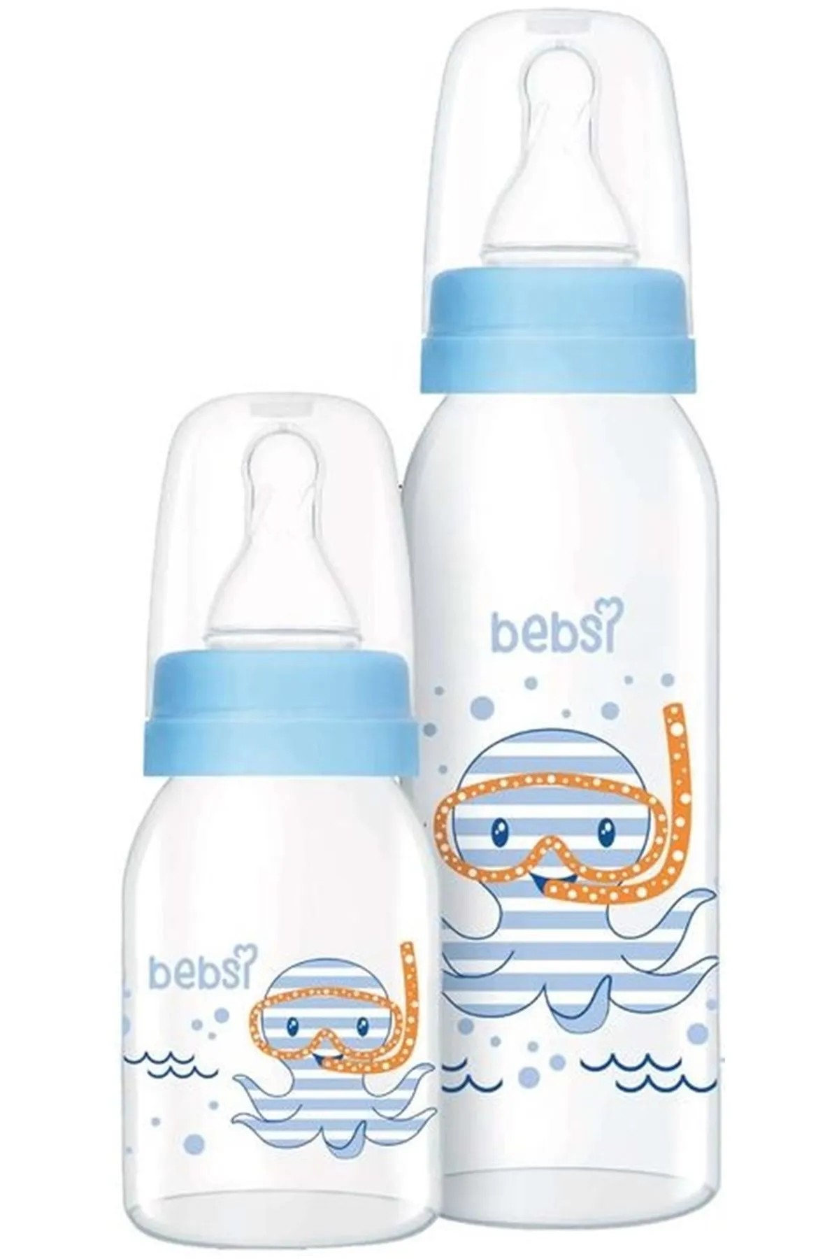 Wee Baby Cam Biberon Seti Mavi (250ML 125ML)