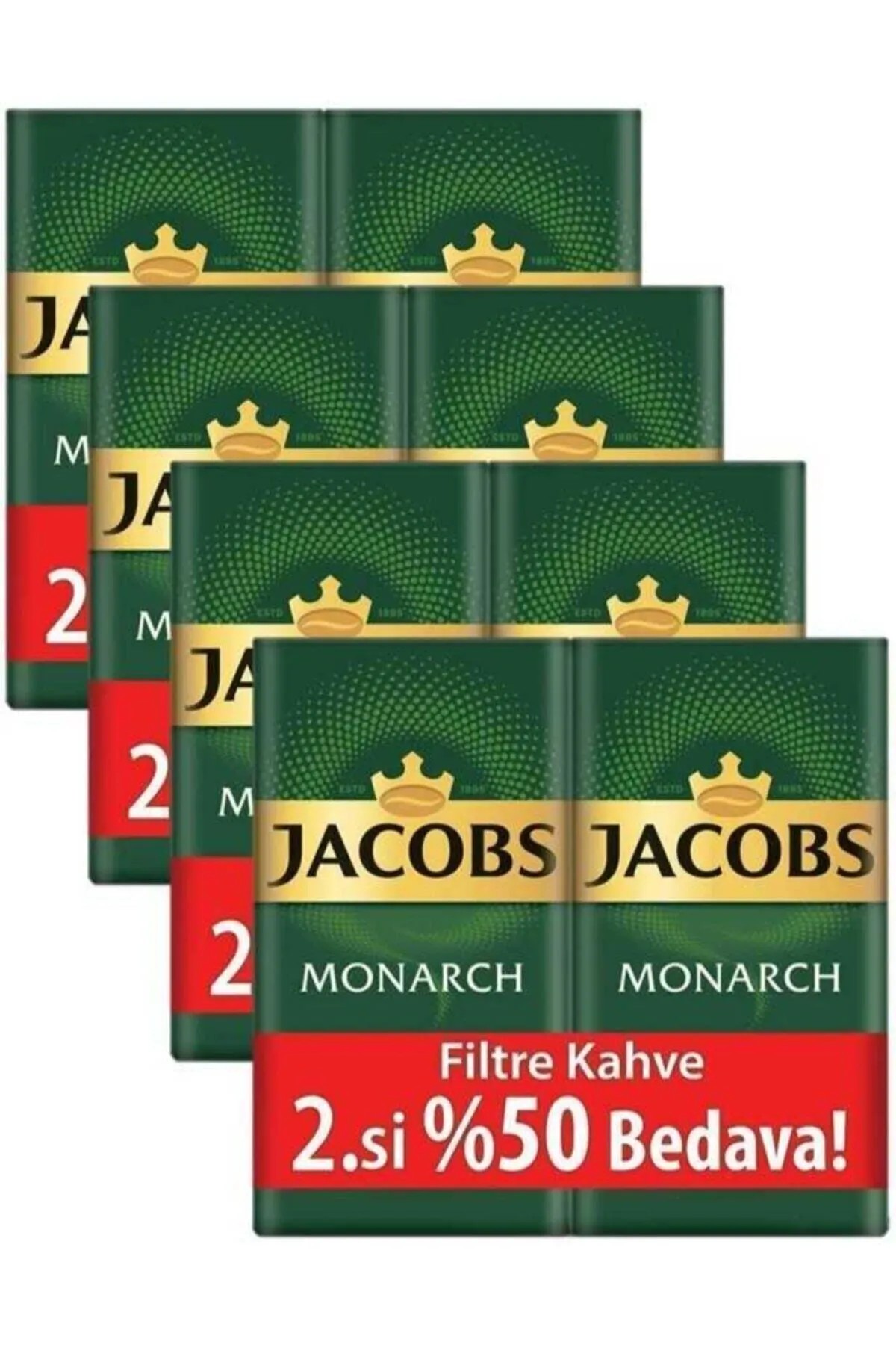 Jacobs Monarch Filtre Kahve 2x500 gr 4'lü