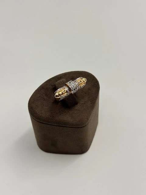 BT-2025115 GOLDROSE RENKLİ TAŞLI YÜZÜK AYARLANABİLİR