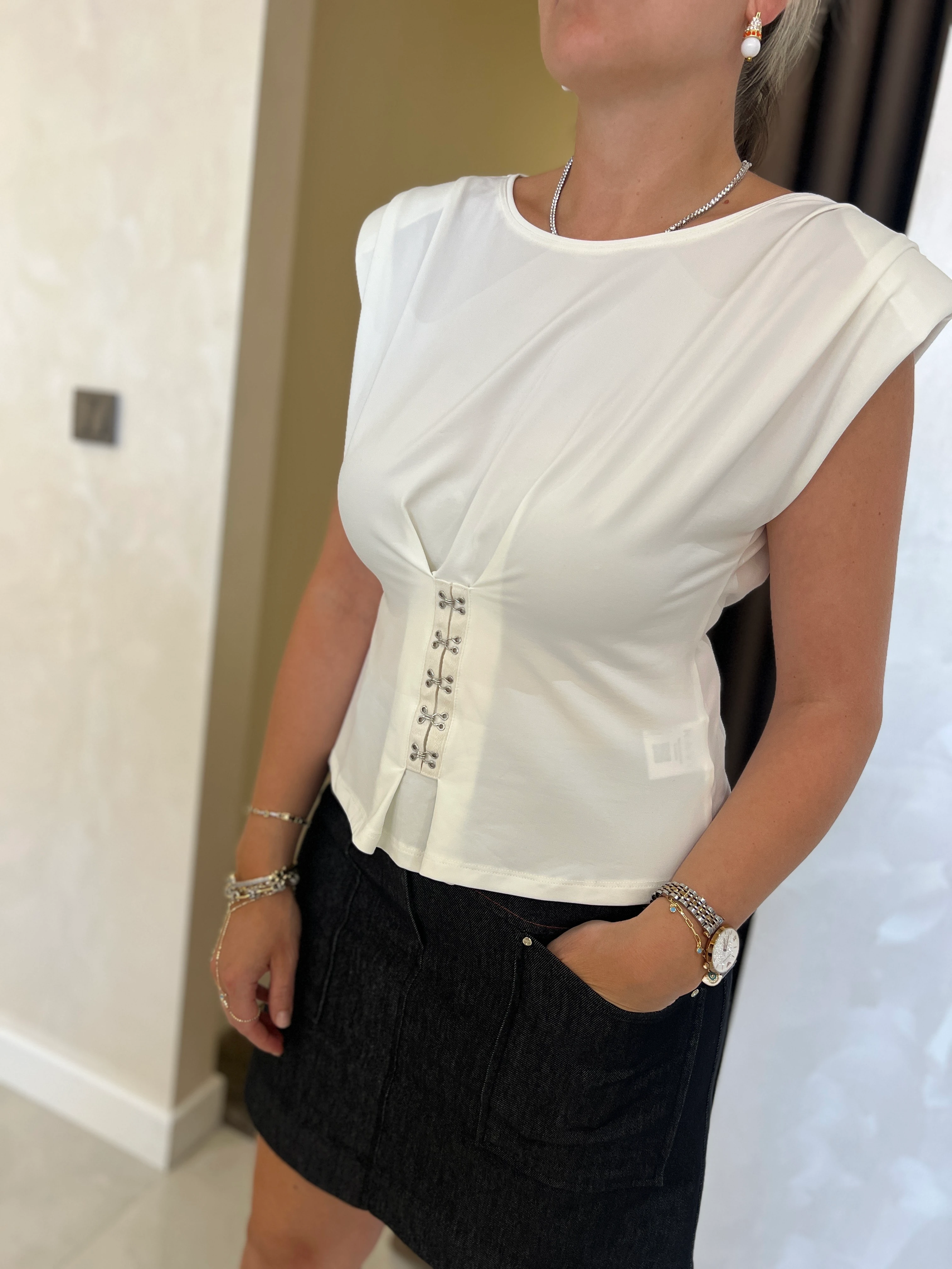 RV-VATKALI BLUZ BEYAZ