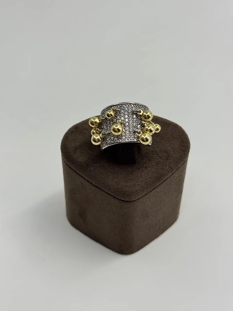 BT-2025125 ÜZREİ TOPÇUKLU YÜZÜK AYARLANABİLİR