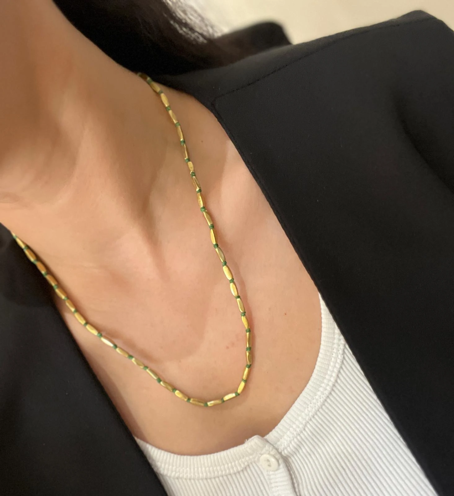 3A-003-2025310 KOLYE 45 CM YEŞİL