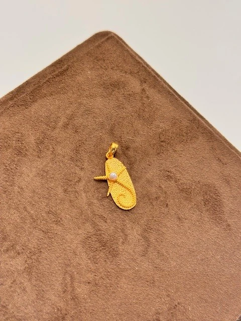 AR-2025270 DENİZ YILDIZ DETAYLI KOLYE UCU 925 AYAR GÜMÜŞ