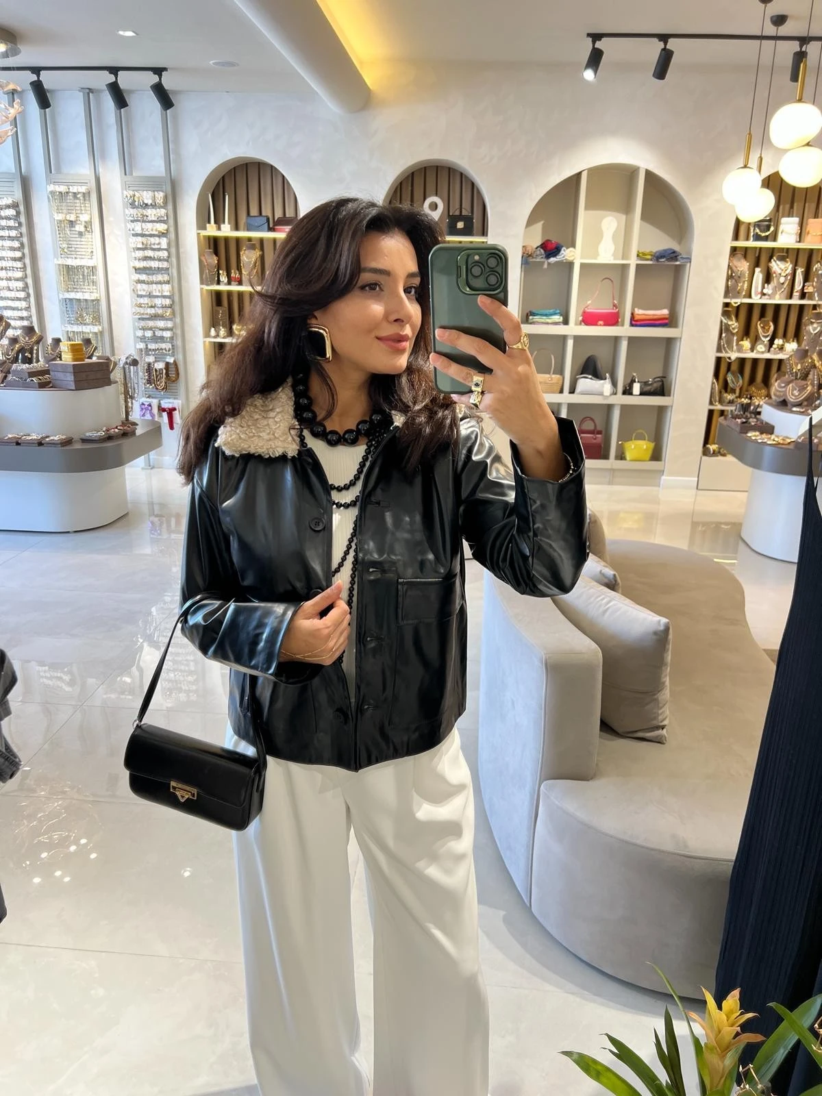 XNT-2025290409 SUNİ DERİ CEKET SİYAH