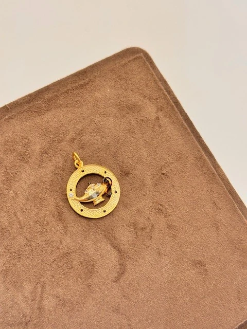 AR-2025270 SİHİRLİ LAMBA KOLYE UCU 925 AYAR GÜMÜŞ