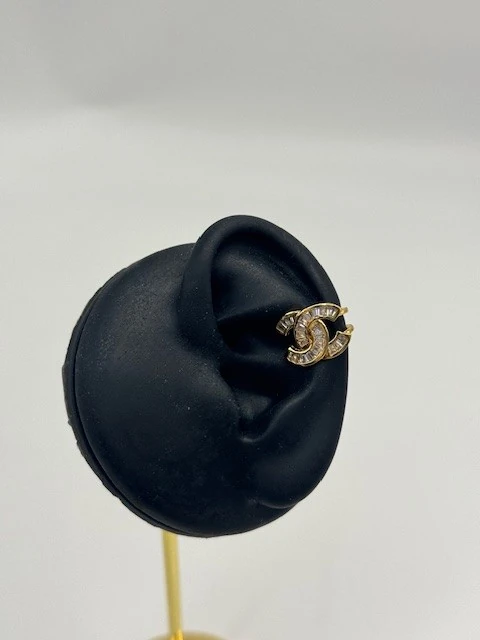 AL-202545 GOLD RENK TAŞLI KIKIRDAK KÜPE