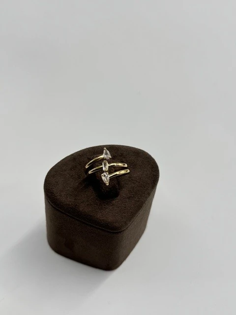 BT-202555 3 TAŞLI YÜZÜK