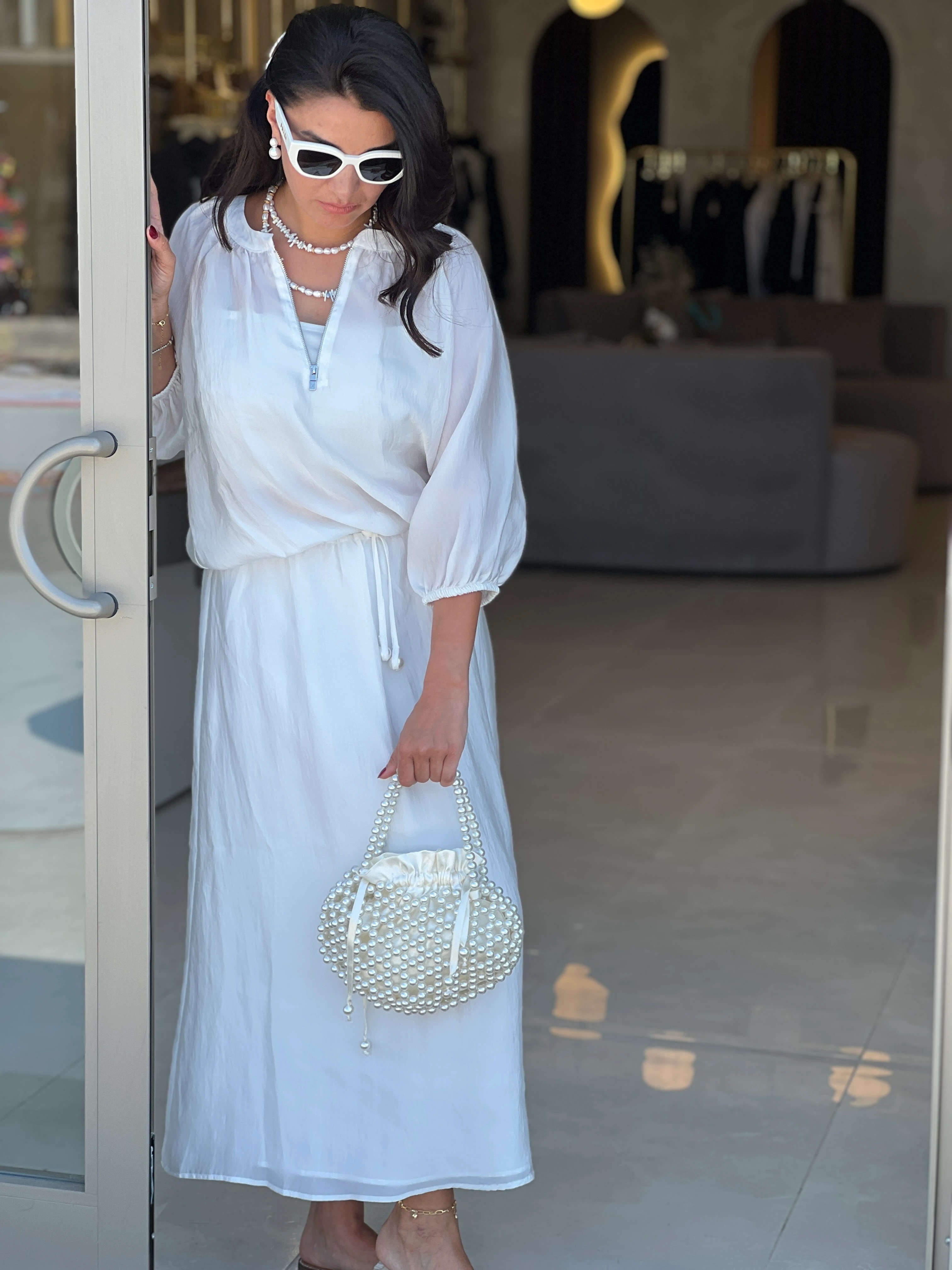 XINT-751121 BLUZ BEYAZ