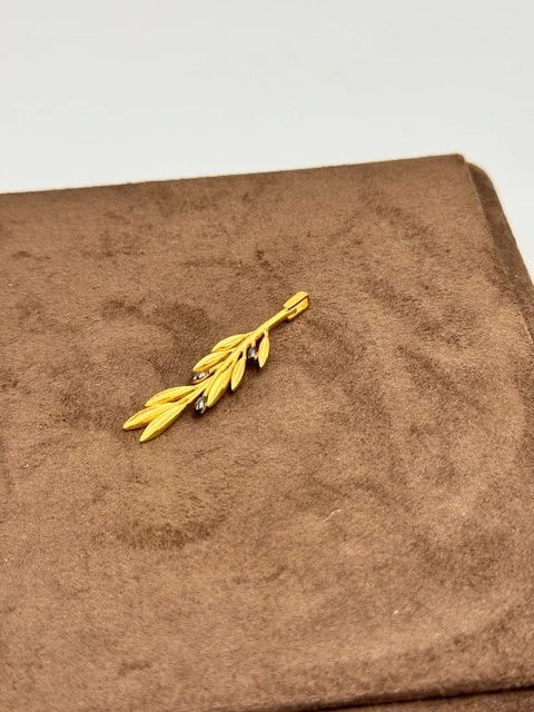 AR-2025460 ZEYTİN DALI KOLYE UCU 925 AYAR GÜMÜŞ