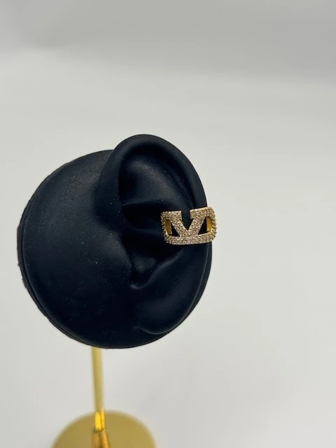 AL-202545 GOLD RENK V MODEL KIKIRDAK KÜPE