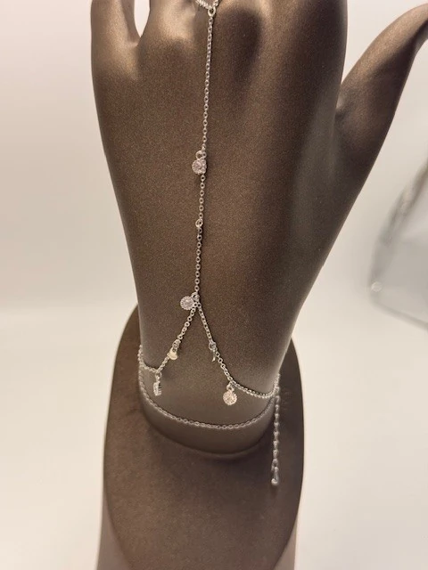 BG-2025100 GÜMÜŞ RENK MİNİ TAŞ PULLU ŞAHMERAN