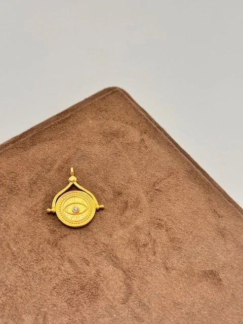 AR-2025395 İKİ TARAFLI KOLYE UCU 925 AYAR GÜMÜŞ