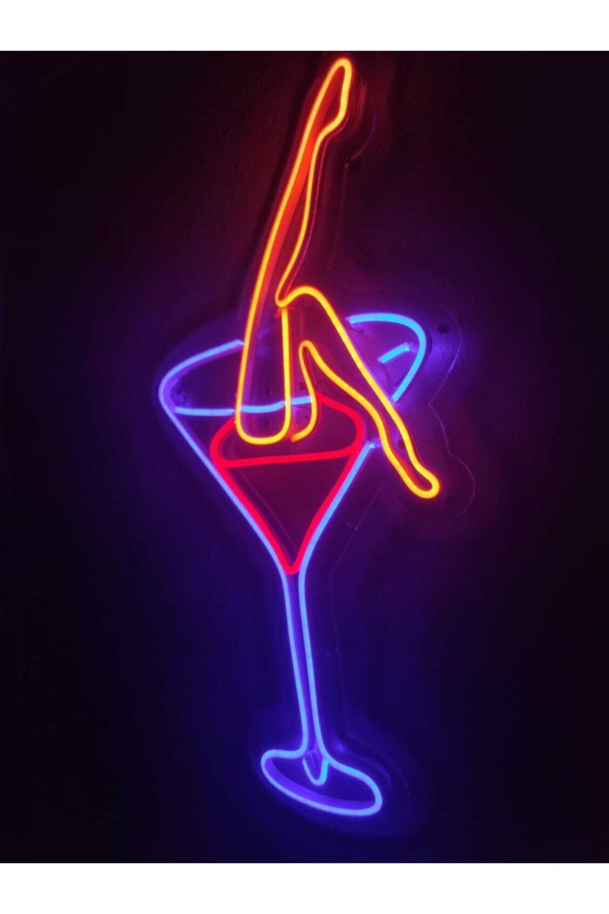 Kadeh Neon Şekiller Işaret Neon Led Dekoratif Duvar Aydınlatması Neon Duvar Yazısı
