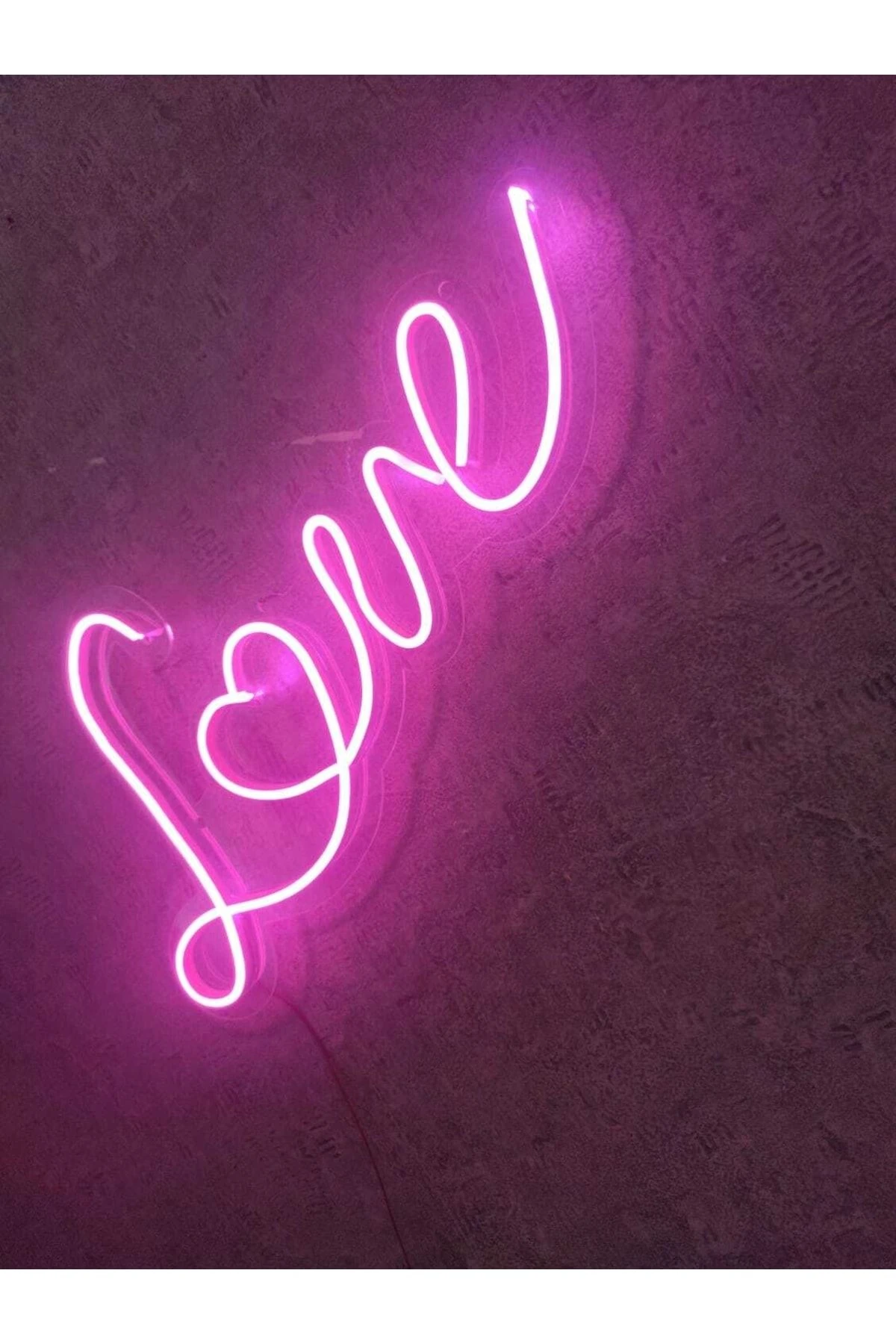 Love Aşk Sevgi Neon Led Sevgili Çift Nişan Neon Tabela Organizasyon Led Arka Plan