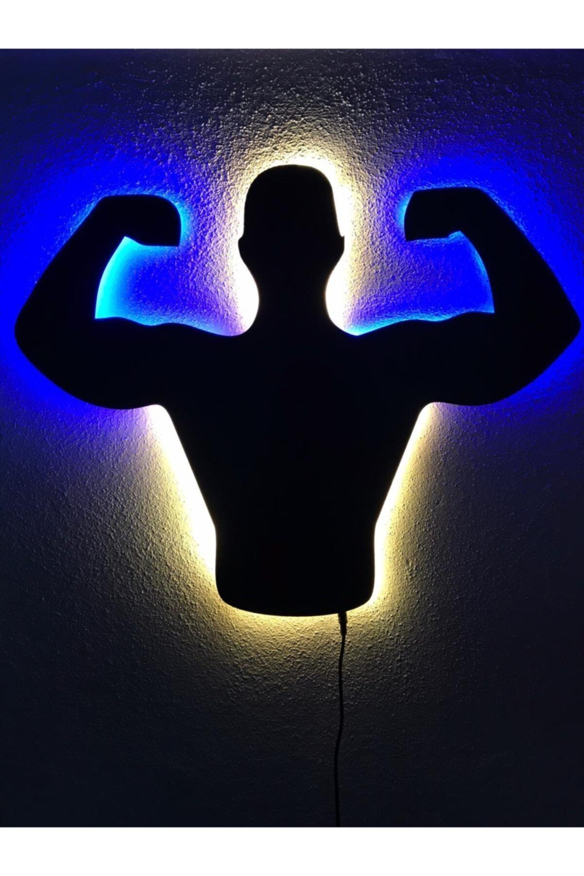 Body Building Işıklı Tablo