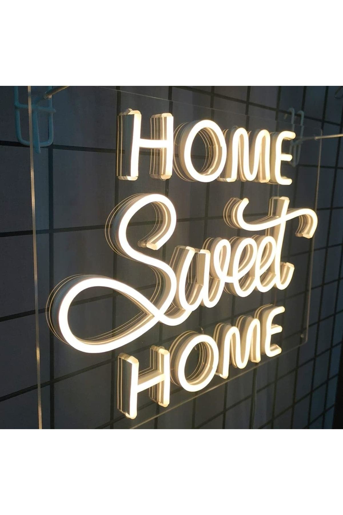 Home Sweet Home Neon Tabela Neon Yazı Dekoratif Aydınlatma