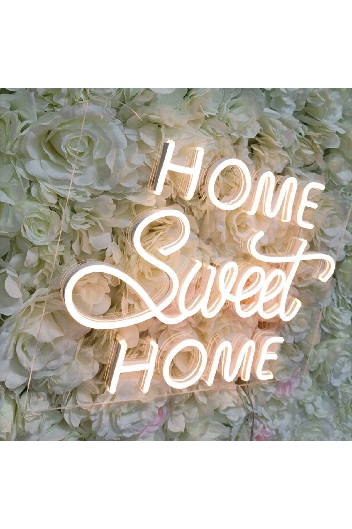Home Sweet Home Neon Tabela Neon Yazı Dekoratif Aydınlatma