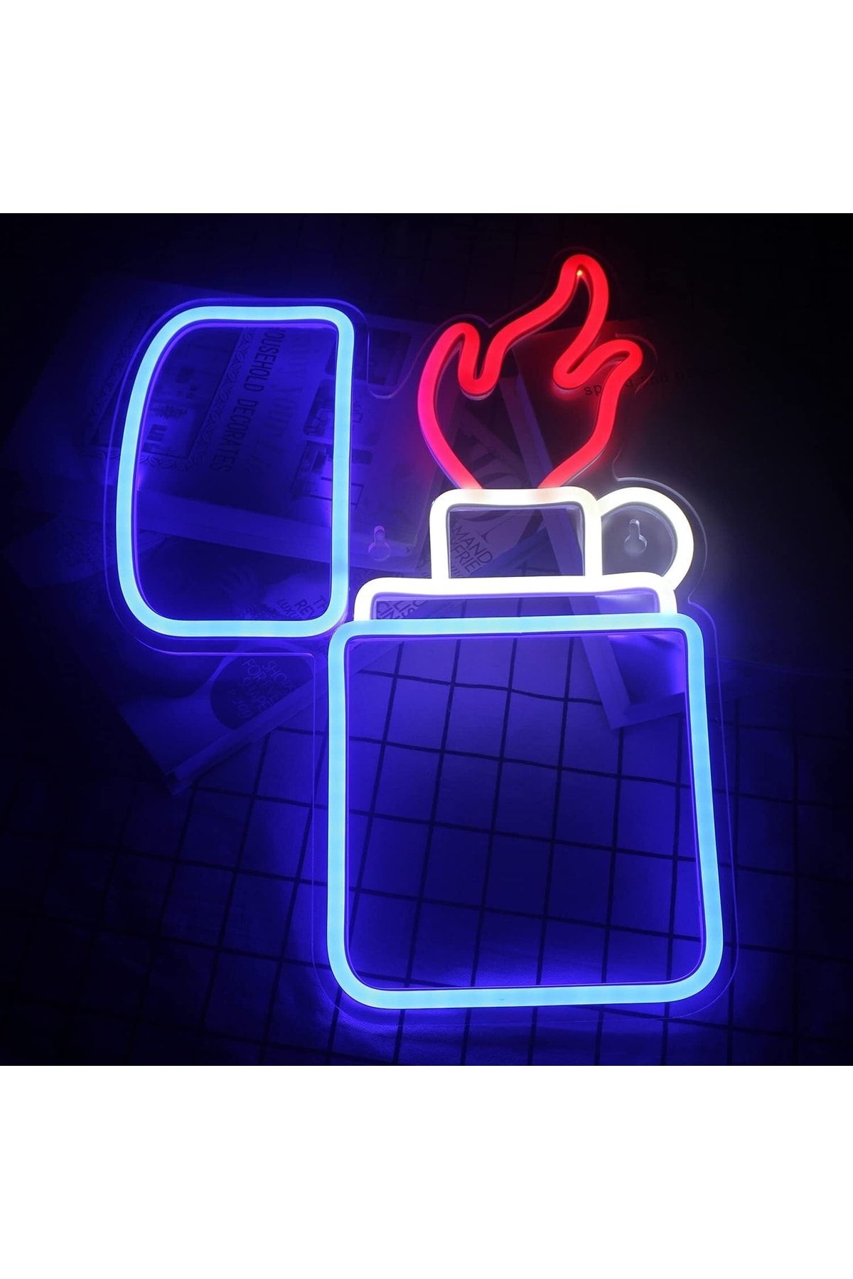 Çakmak Neon Tabela Neon Yazı Dekoratif Aydınlatma Ve Gece Lambası