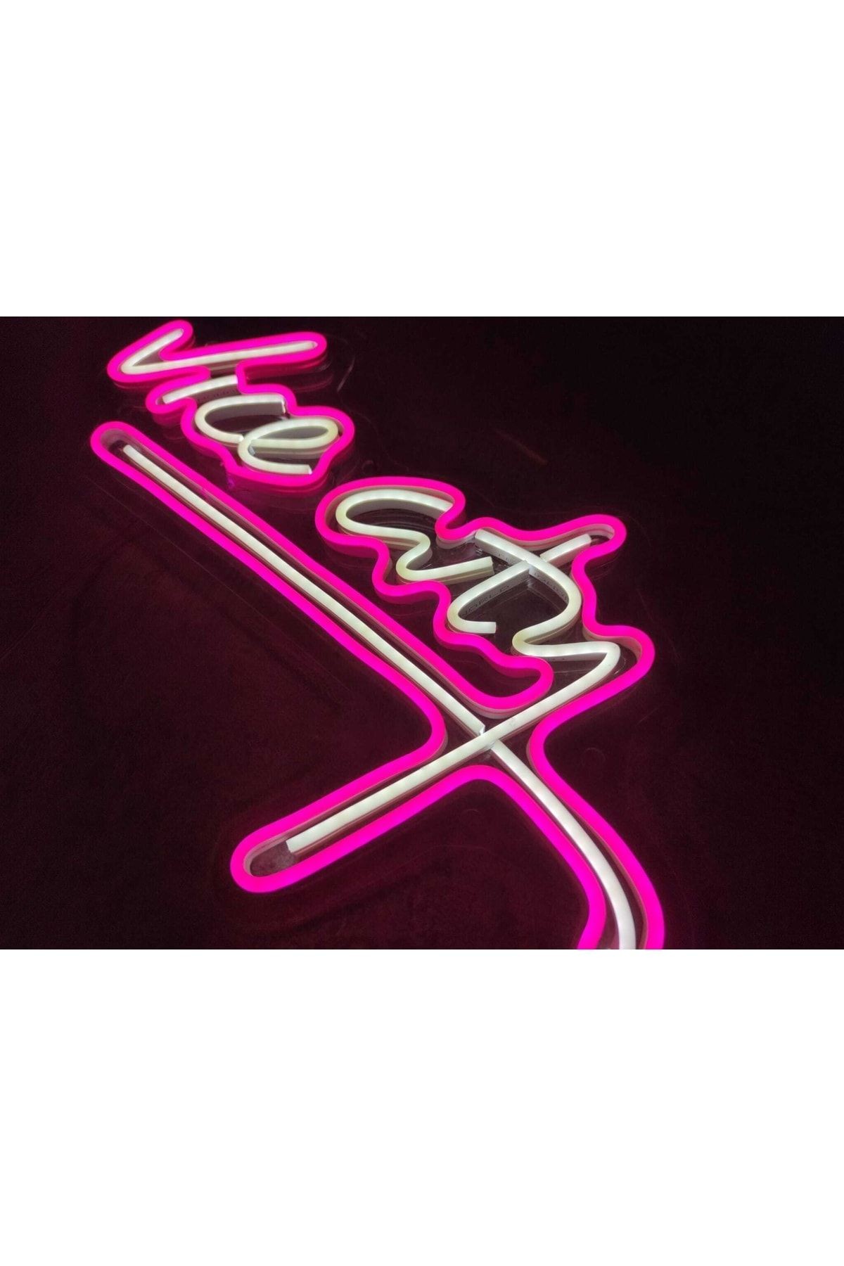 Gta Vice City Neon Tabela Neon Yazı Dekoratif Aydınlatma