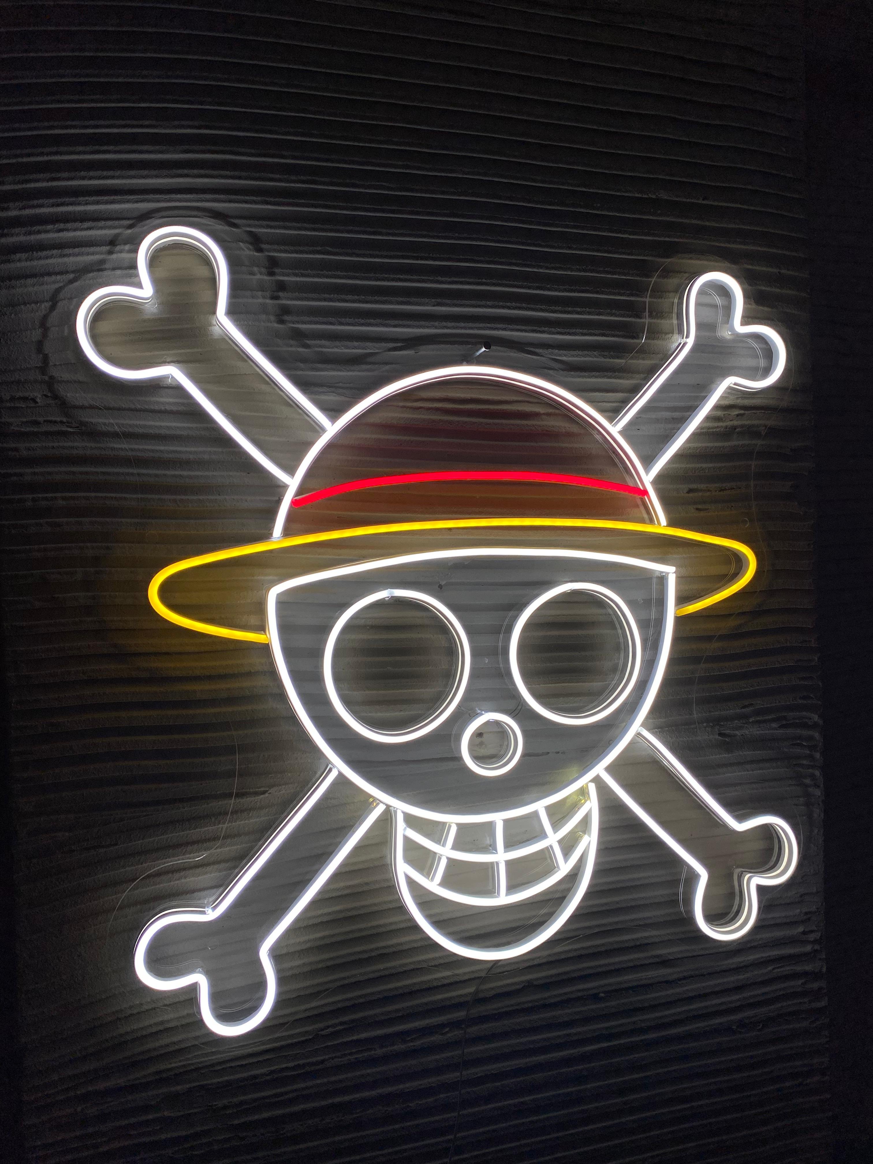 One Piece Neon Tabela Dekoratif Aydınlatma 