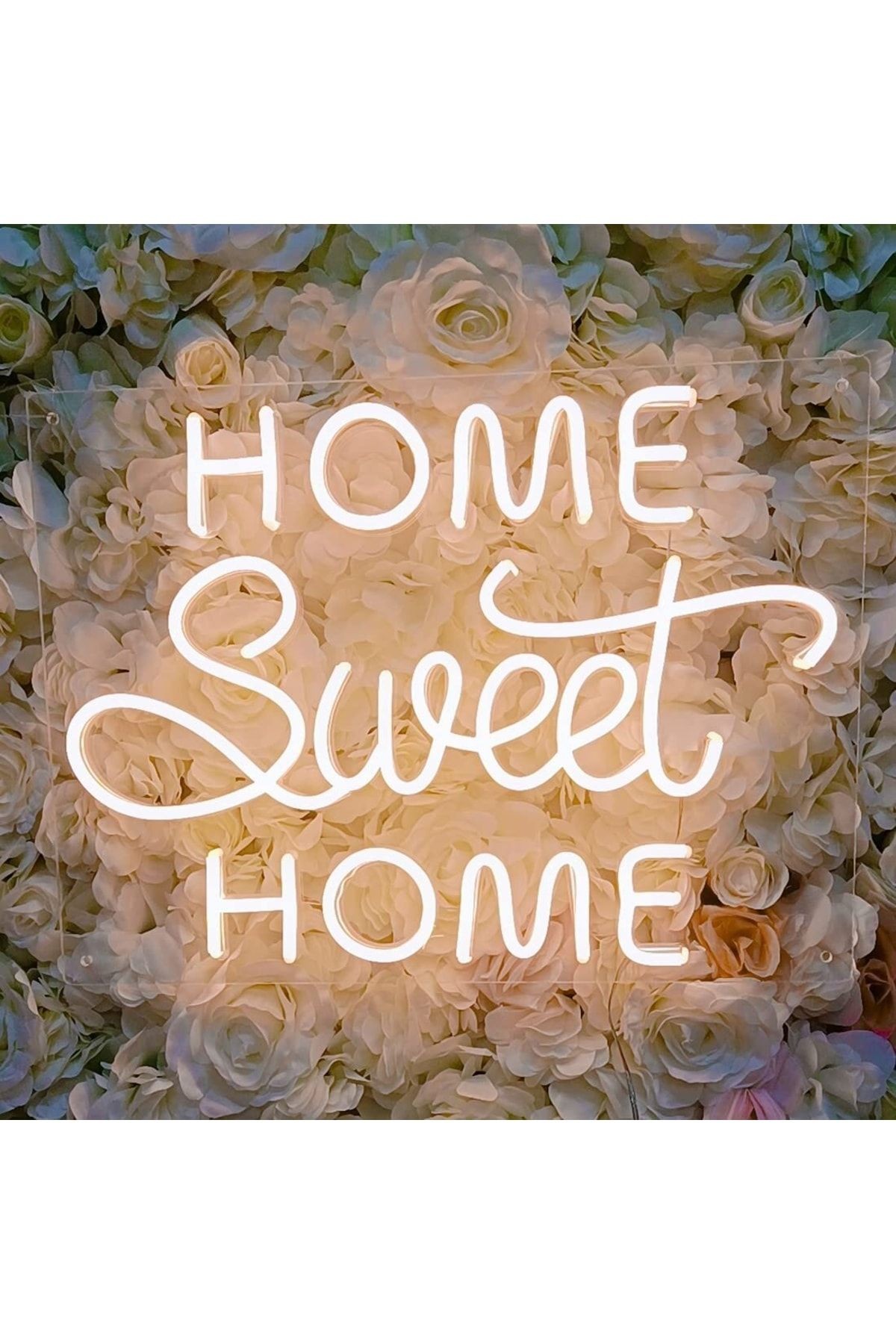 Home Sweet Home Neon Tabela Neon Yazı Dekoratif Aydınlatma
