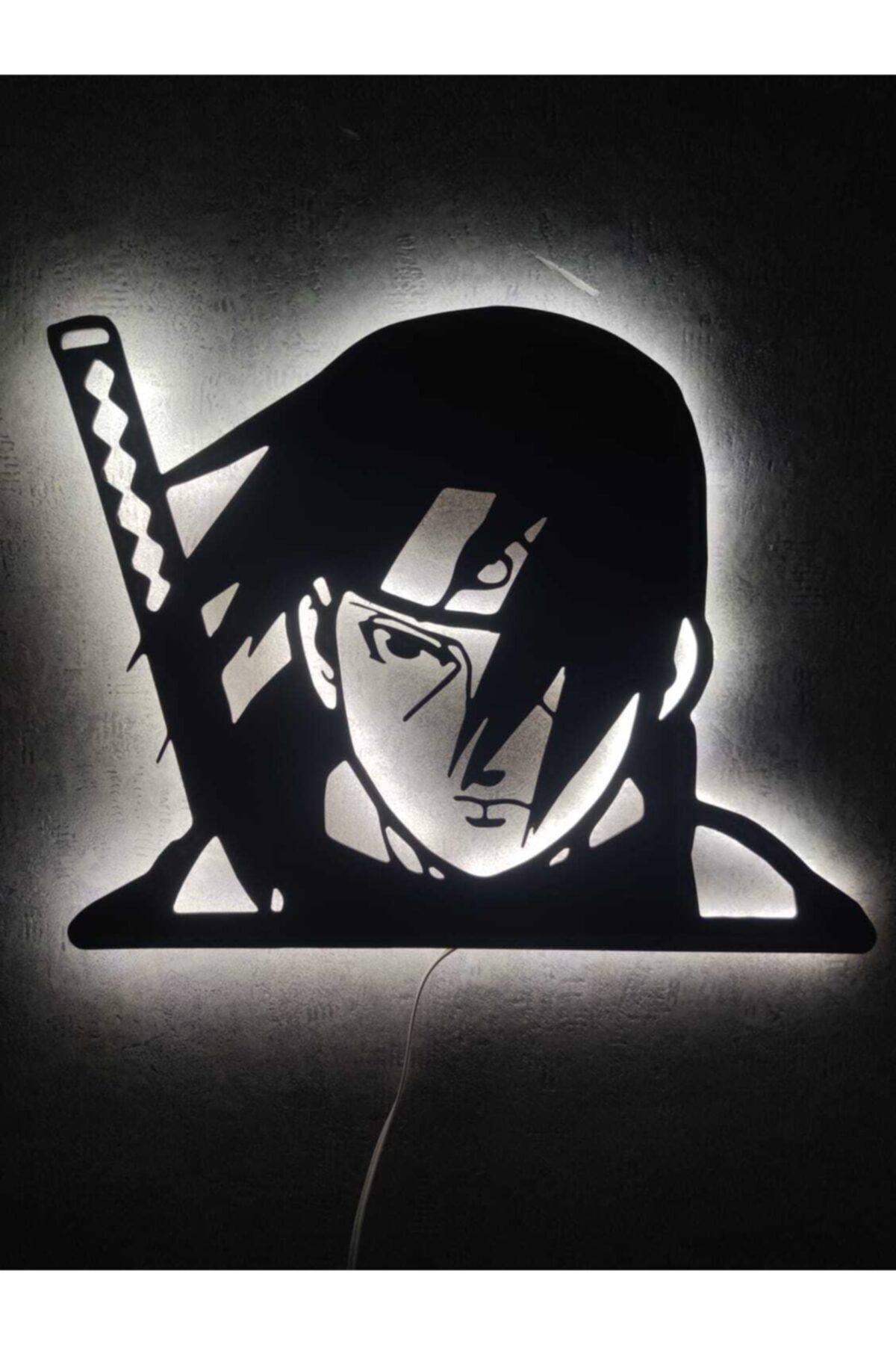 Naruto Itachi Uchiha Led Işıklı Tablo
