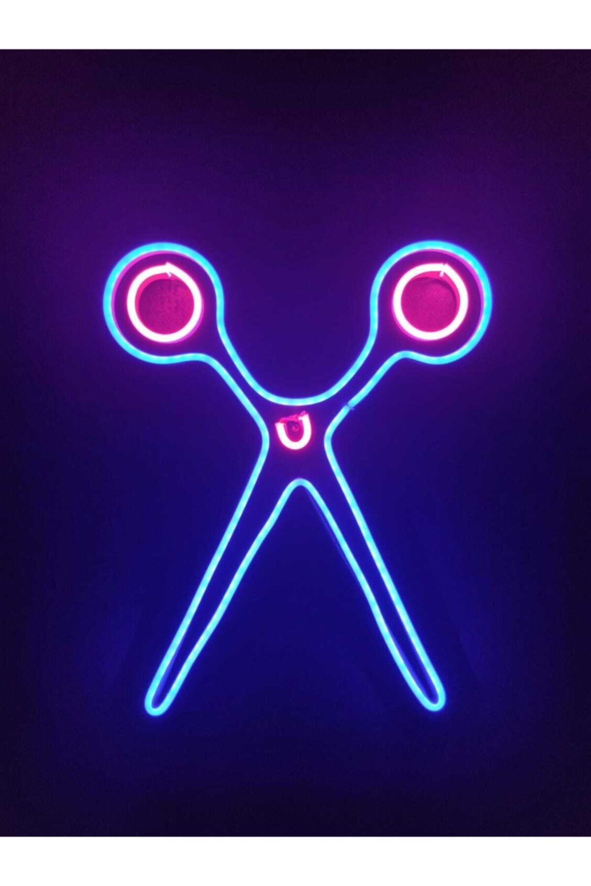 Makas Neon Tabela Berber Neon Led Dekoratif Terzi Duvar Aydınlatması Neon Duvar Dekorasyonu