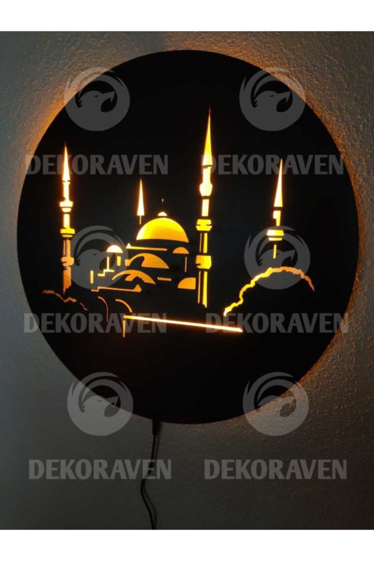 Camii Led Işıklı Tablo