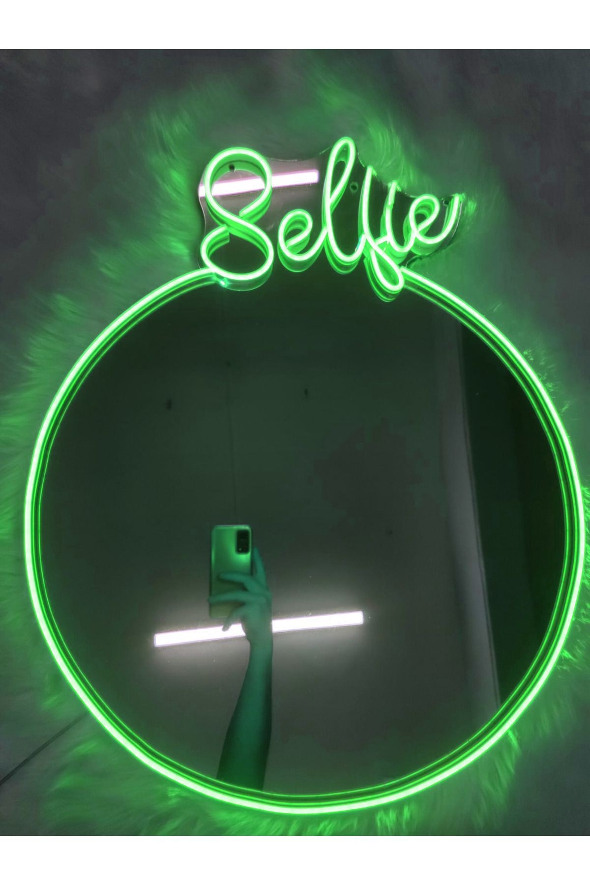 Selfie Neon Led Işıklı Ayna(62x50cm)