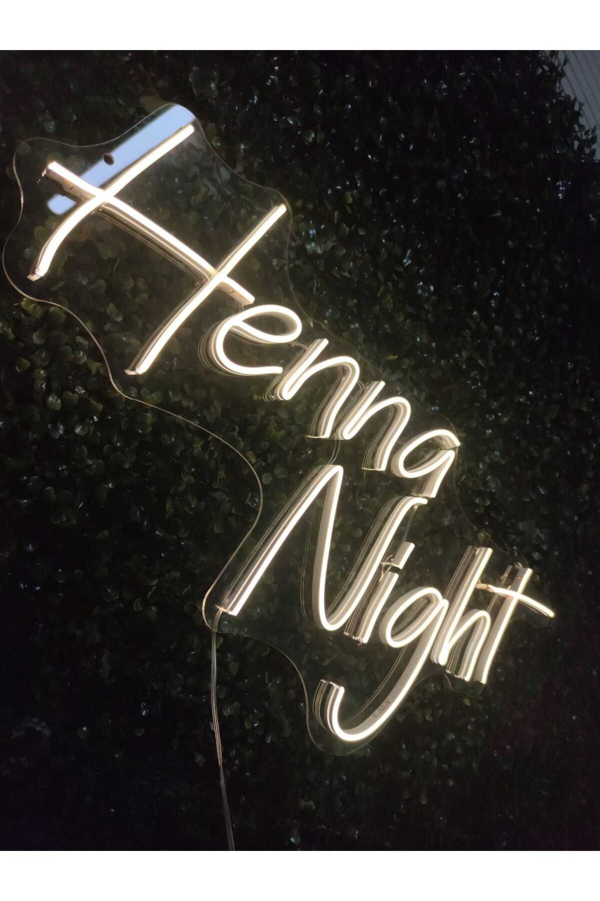 Henna Night Kına Gecesi Neon led tabela(70x35cm)