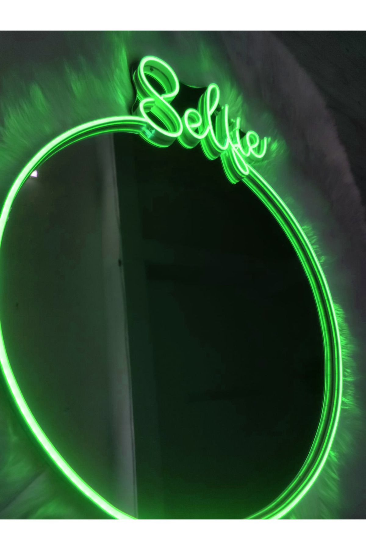 Selfie Neon Led Işıklı Ayna(62x50cm)