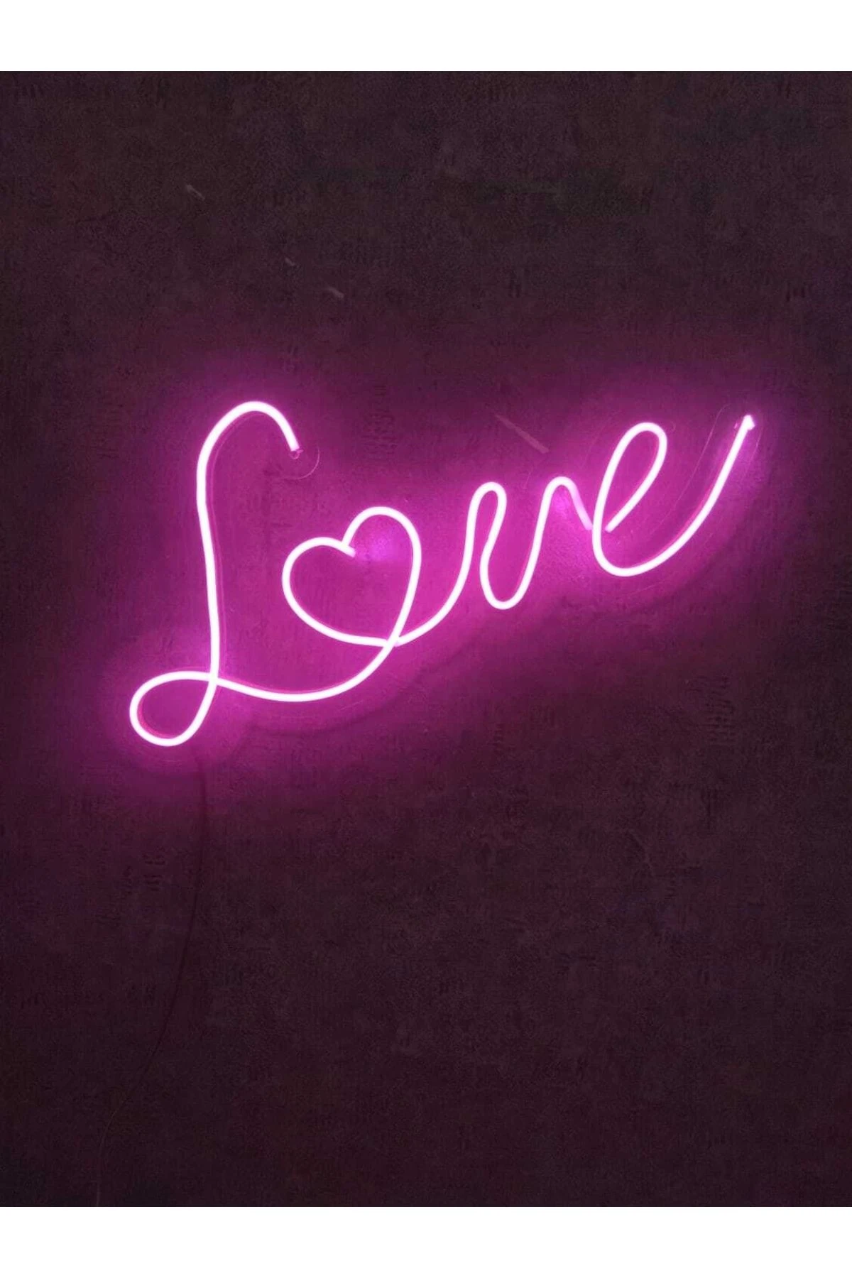 Love Aşk Sevgi Neon Led Sevgili Çift Nişan Neon Tabela Organizasyon Led Arka Plan