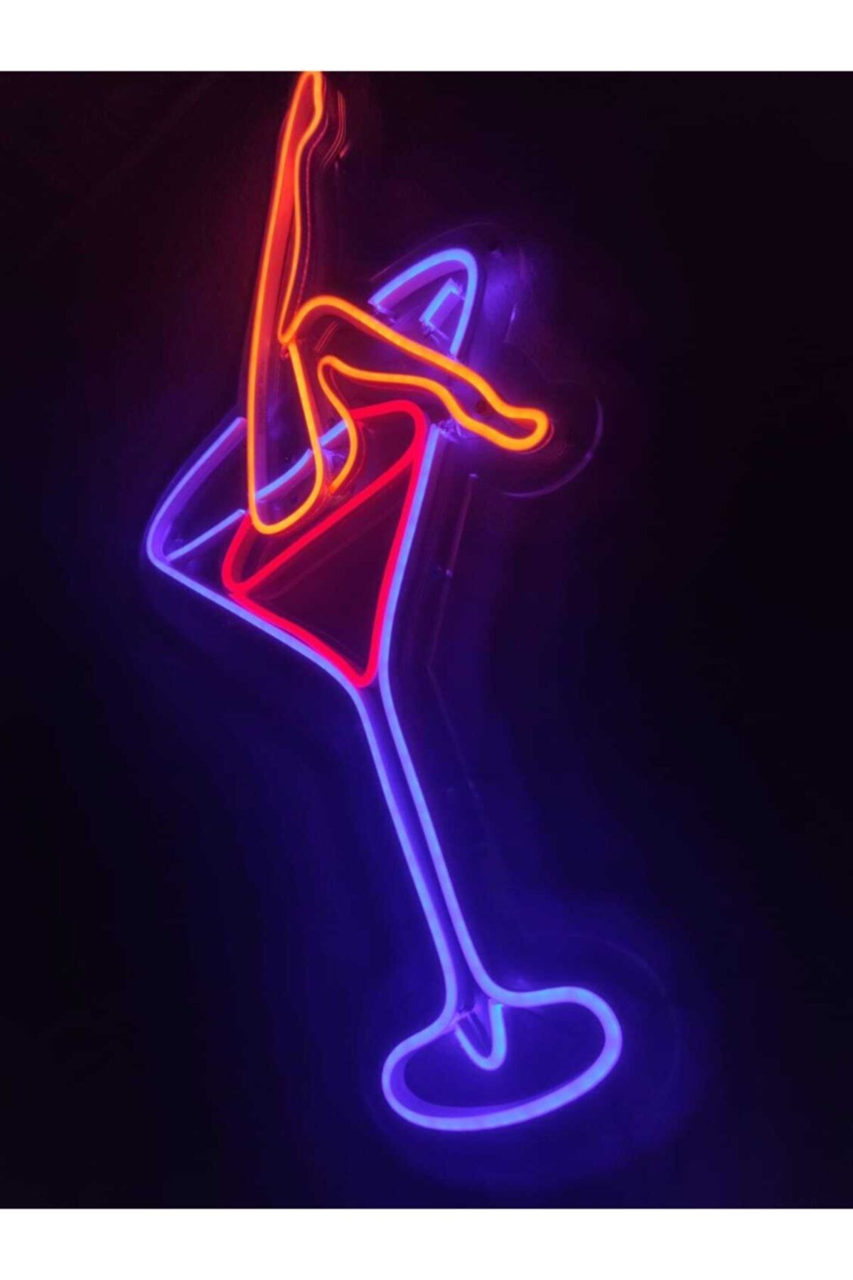 Kadeh Neon Şekiller Işaret Neon Led Dekoratif Duvar Aydınlatması Neon Duvar Yazısı