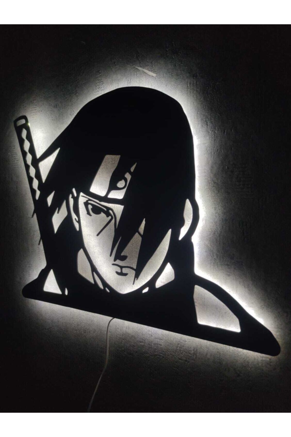 Naruto Itachi Uchiha Led Işıklı Tablo
