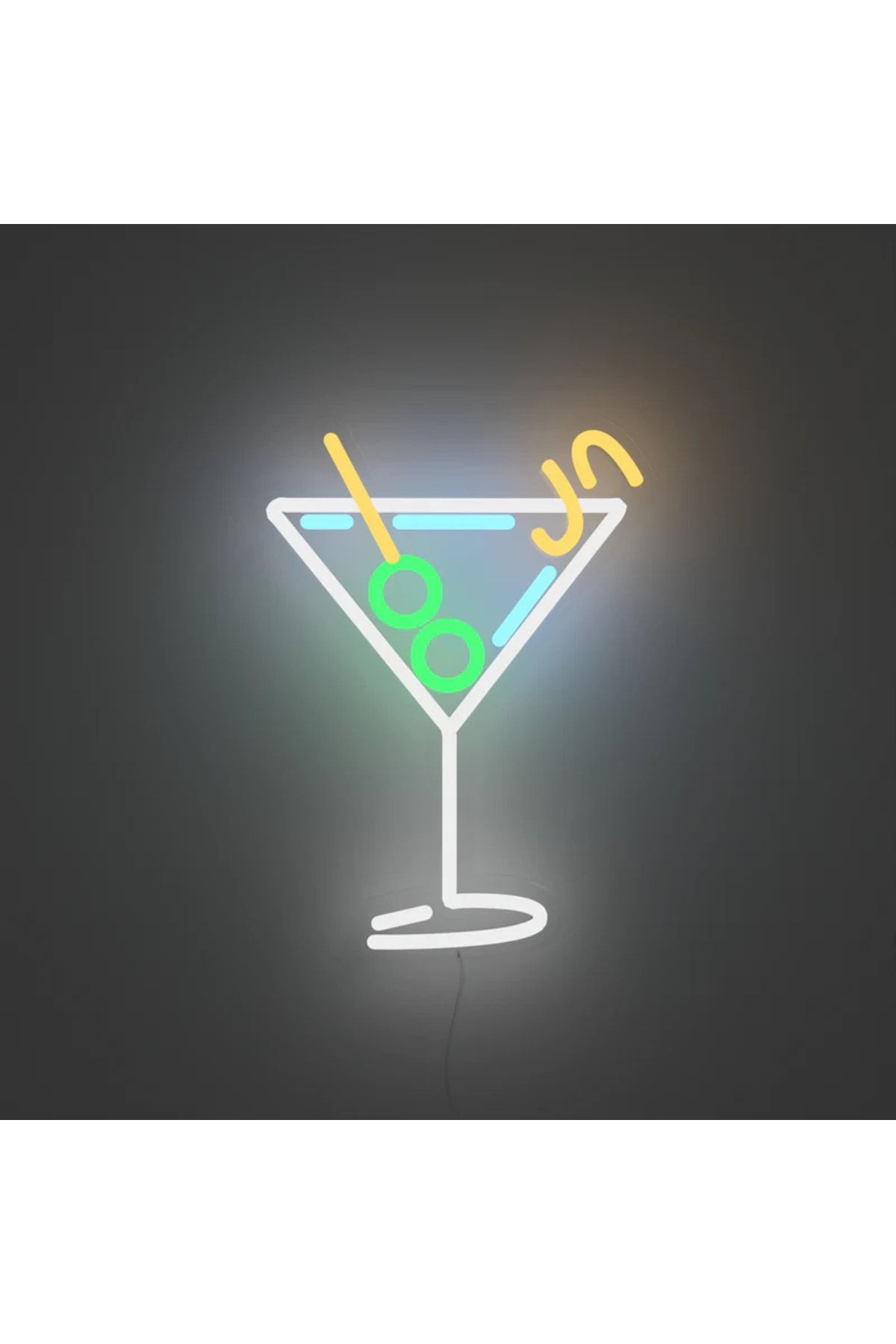 Kokteyl Neon Tabela Neon Yazı Dekoratif Aydınlatma Ve Gece Lambası