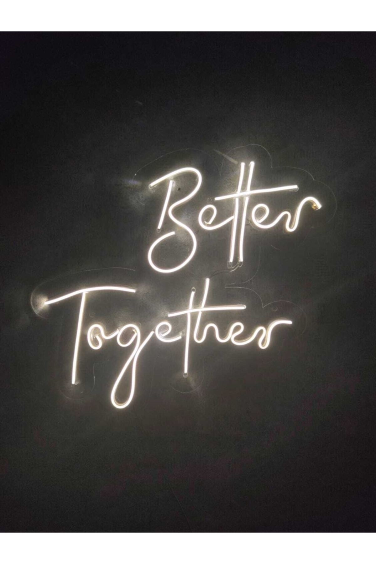 Better Together Neon Tabela Neon Yazı Söz Nişan Organizasyon Neon