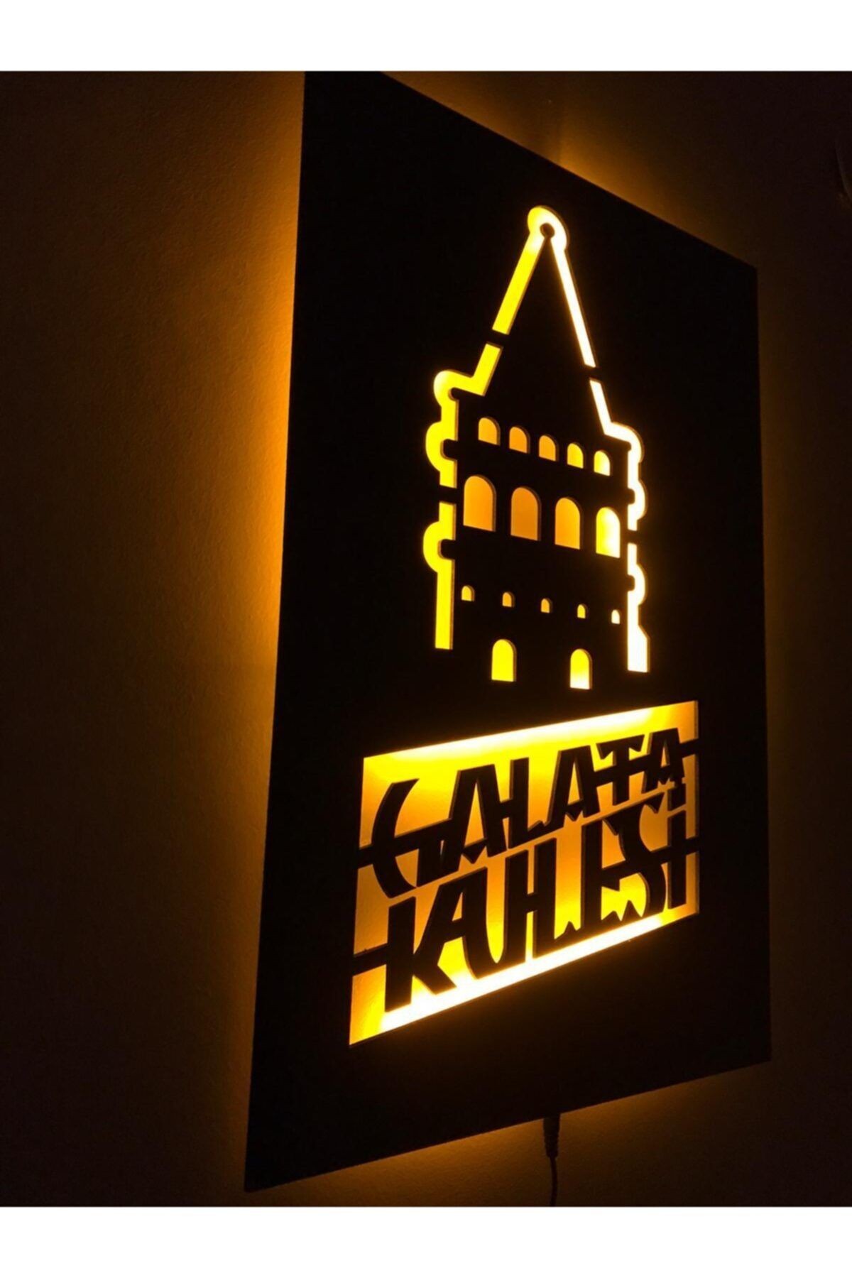 Galata Kulesi Led Işıklı Tablo