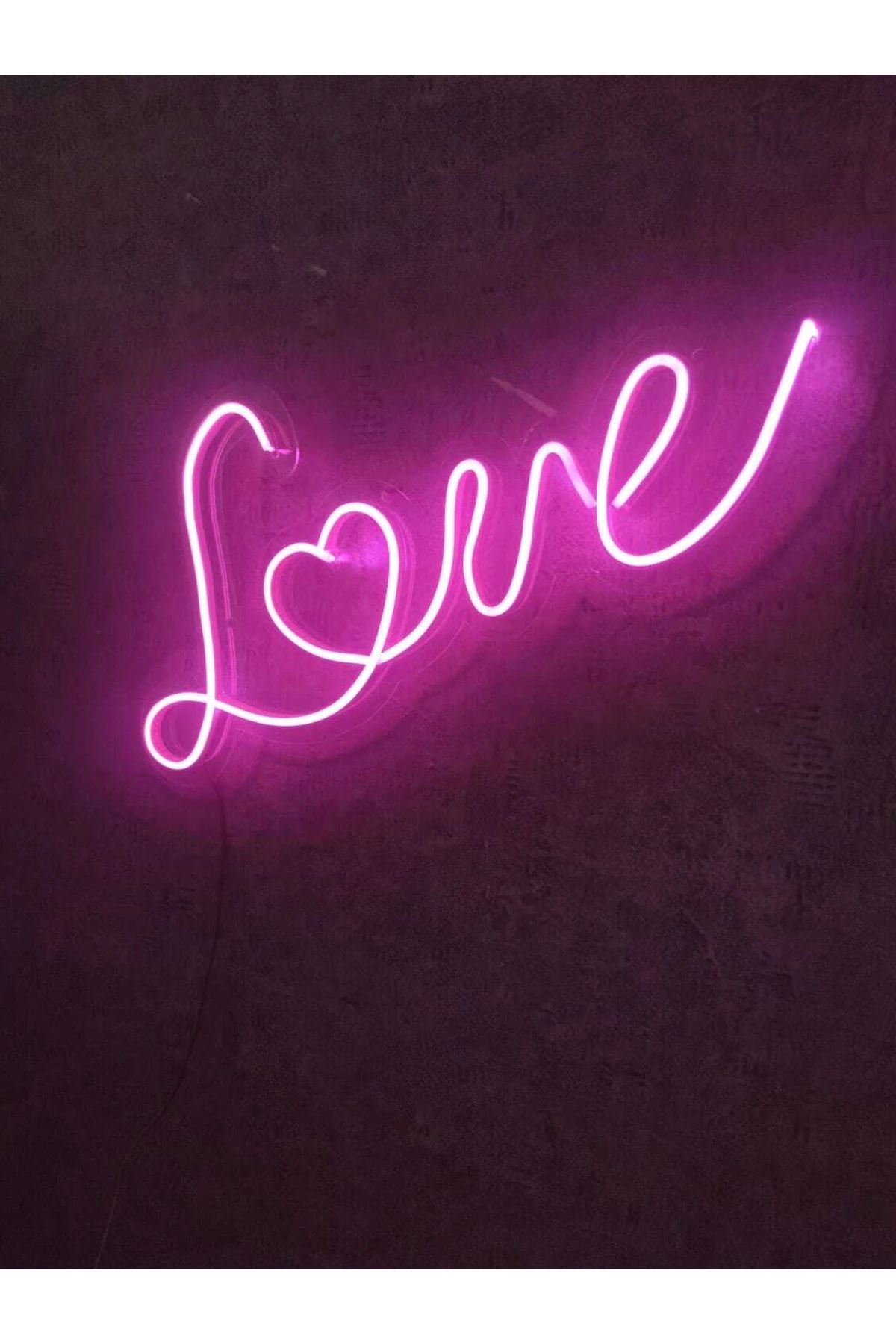 Love Aşk Sevgi Neon Led Sevgili Çift Nişan Neon Tabela Organizasyon Led Arka Plan