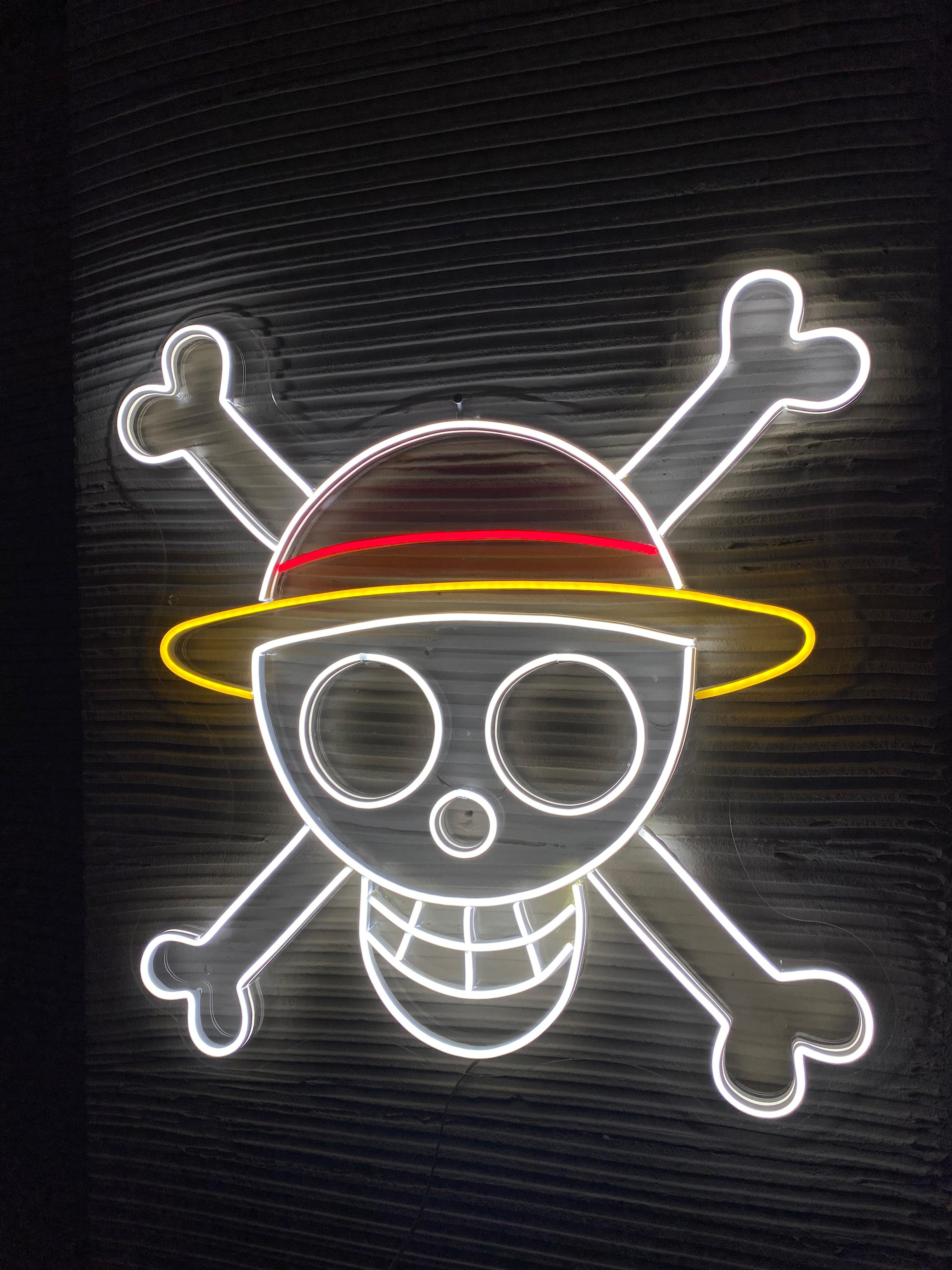 One Piece Neon Tabela Dekoratif Aydınlatma 