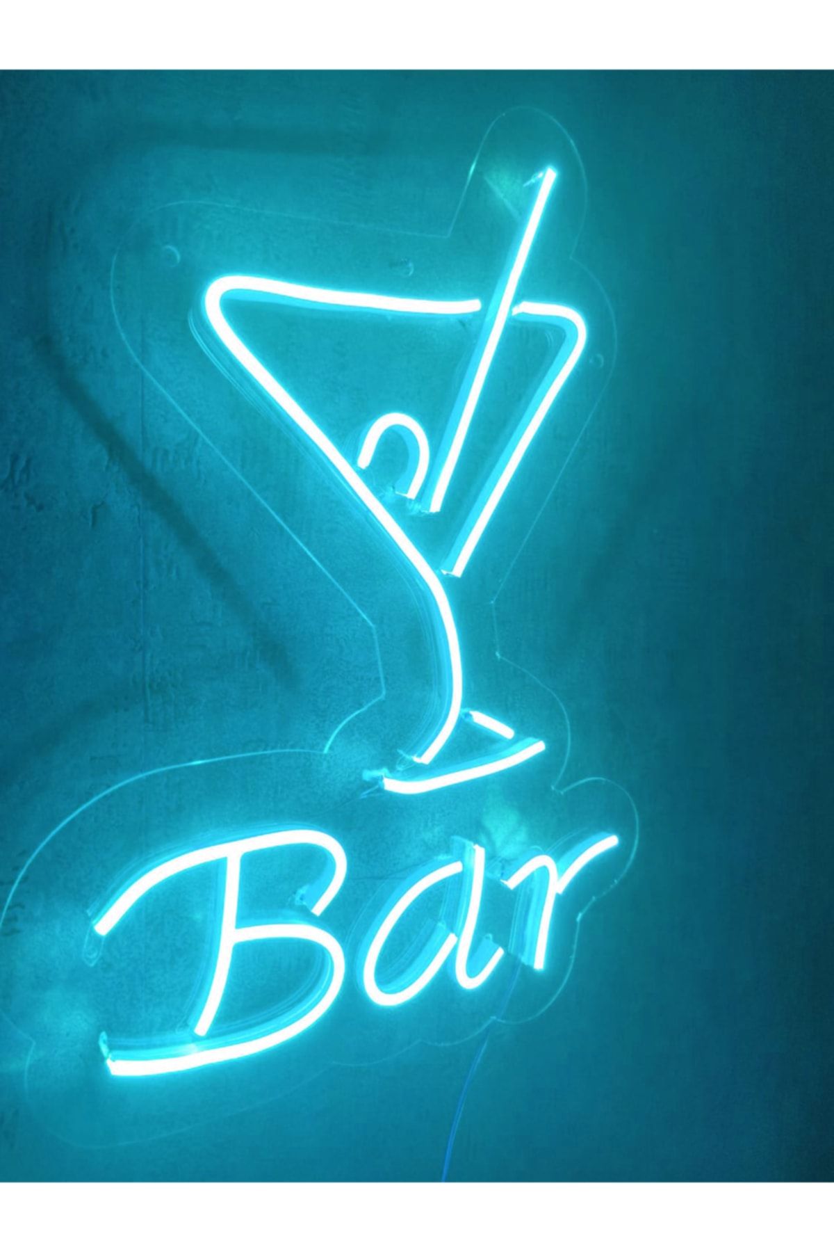 Bar Neon Tabela Kokteyl Neon Duvar Dekorasyonu Dekoratif Aydınlatma