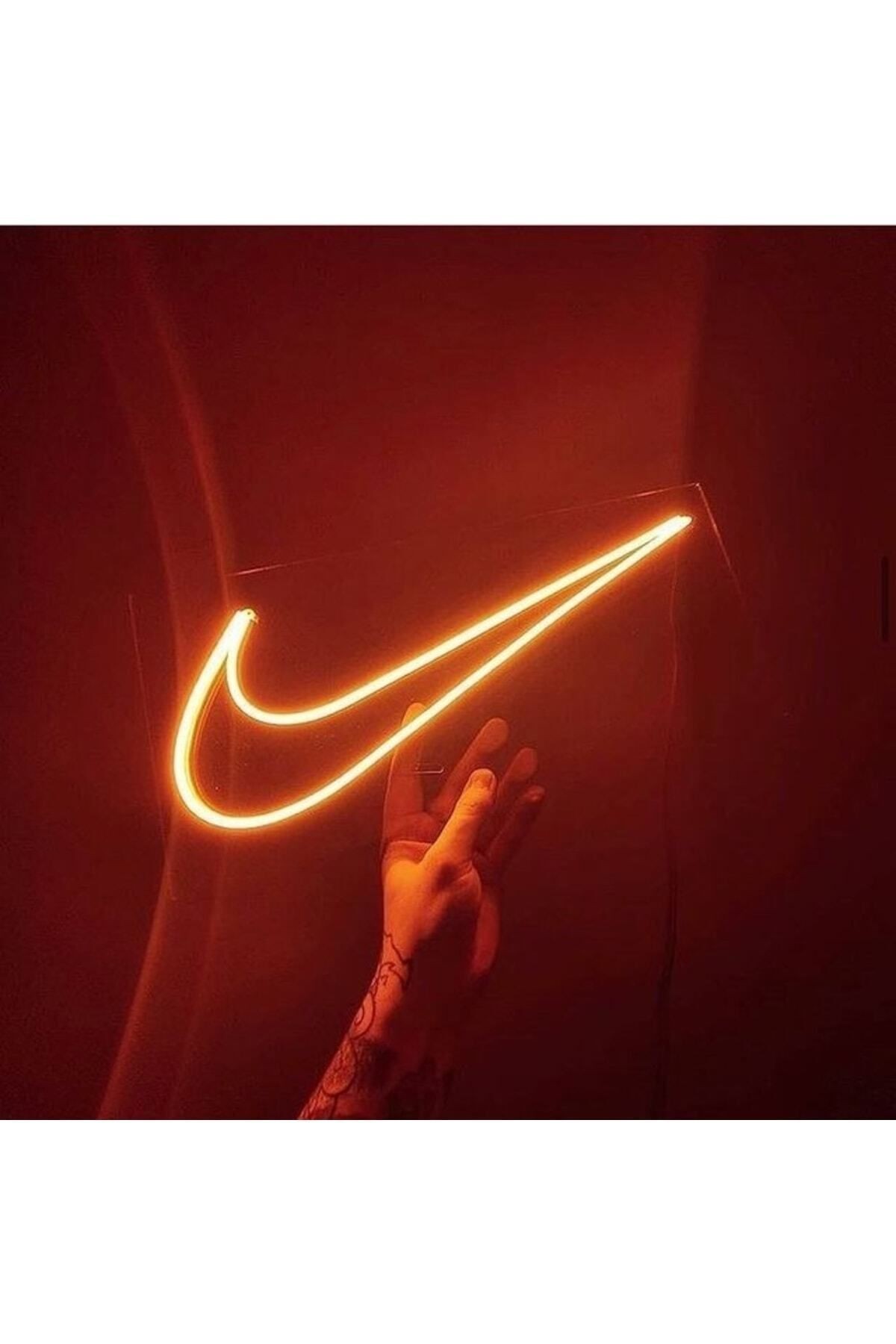 Nike Neon Led Dekoratif Duvar Aydınlatması Neon Duvar Yazısı Sihirli Led