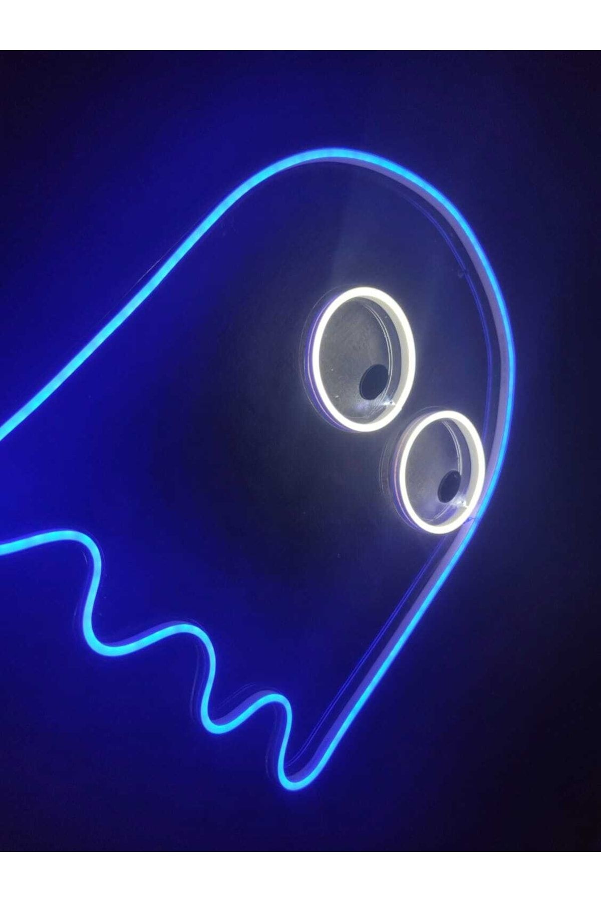 Pacman Hayalet Neon Tabela Neon Yazı Dekoratif Aydınlatma Ve Gece Lambası