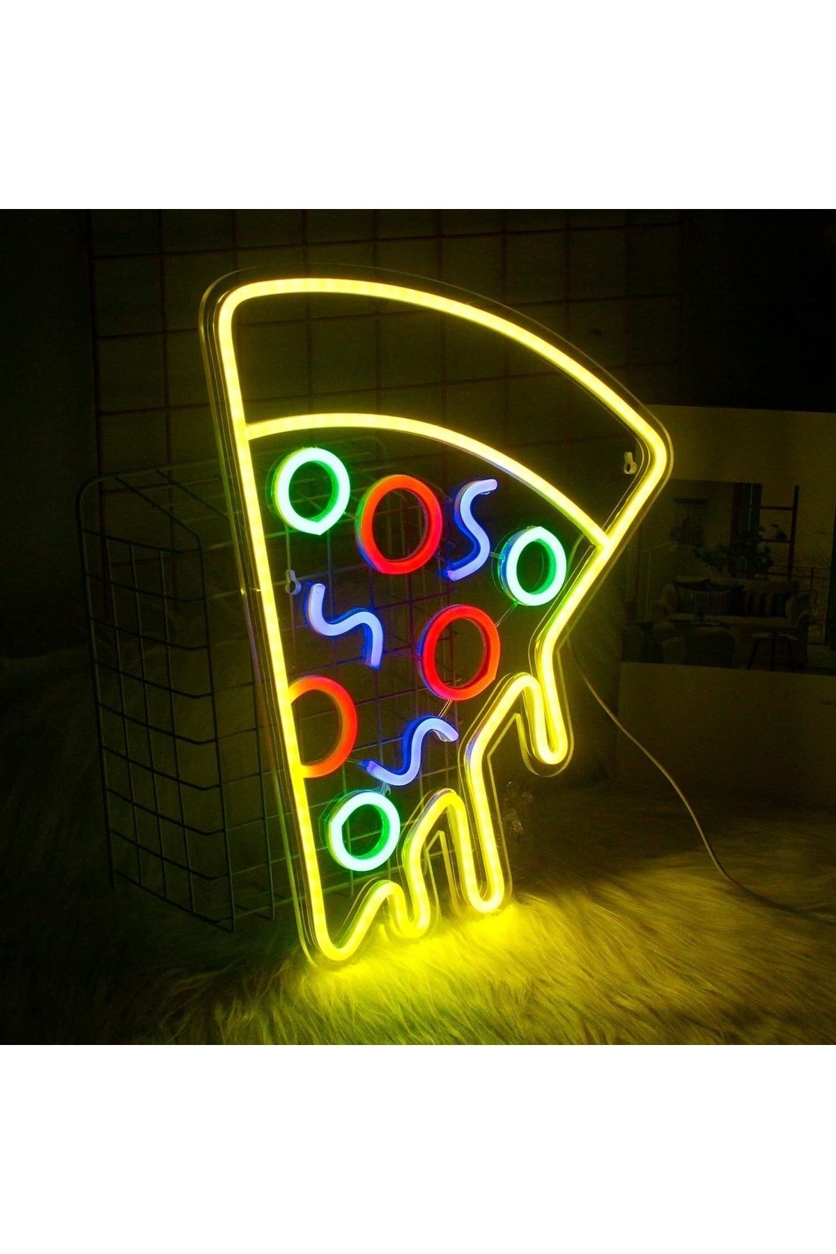 Pizza Neon Tabela Neon Yazı Dekoratif Aydınlatma