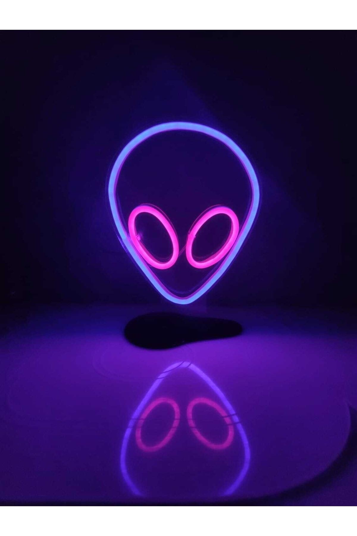 Uzaylı Allien Neon Led Masa Lambası