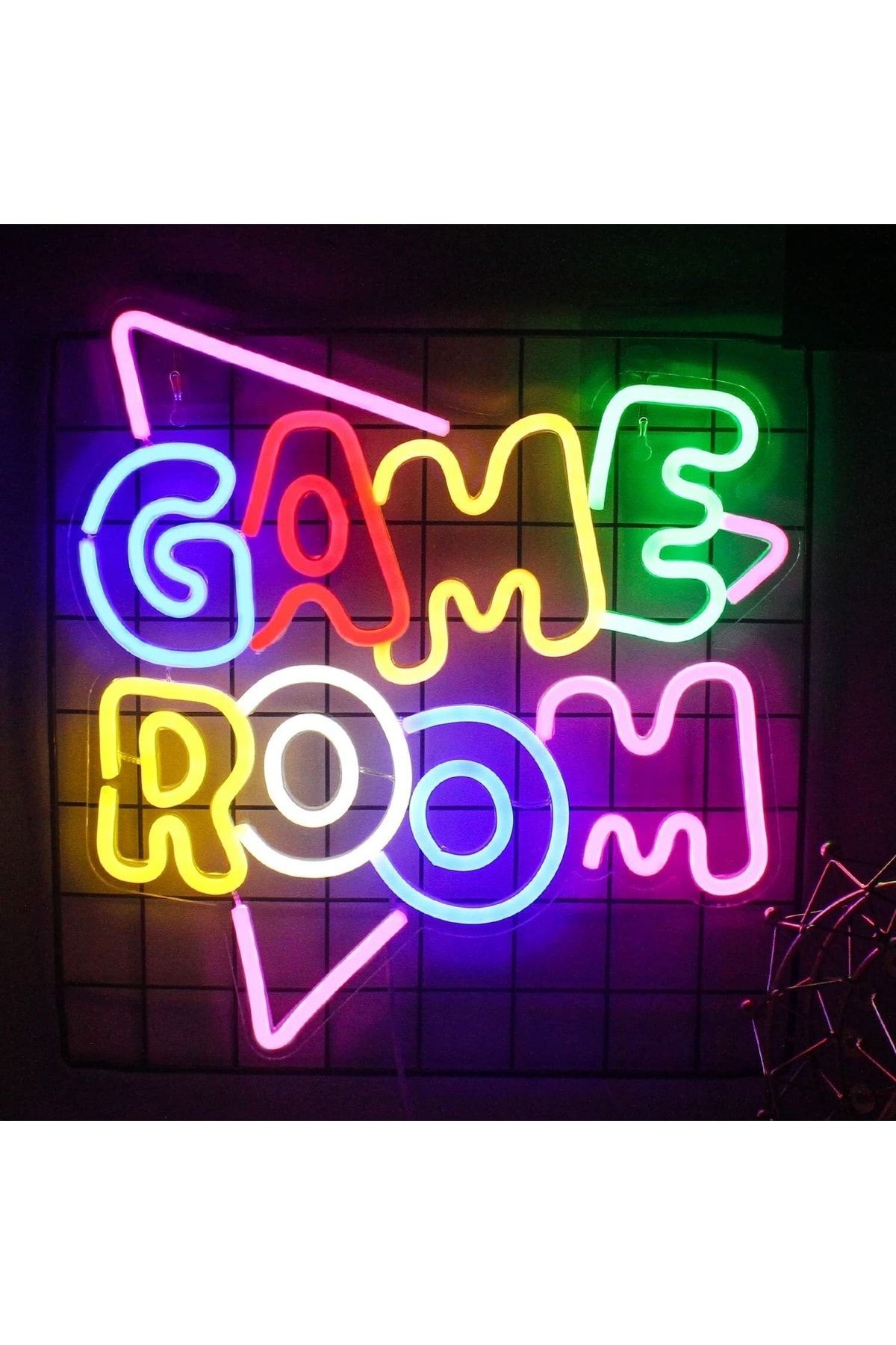 Gamer-gamer Room Neon Tabela Neon Yazı Dekoratif Aydınlatma Ve Gece Lambası